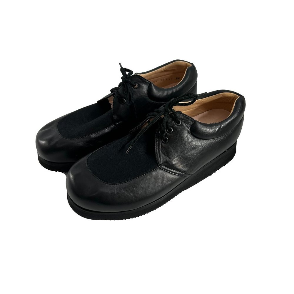 Comfort Rite by Sequoia Mens Walking Shoes Size 12 2W Black Lace Up Orthopedic